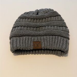 CC Boutique Gray Knit Beanie